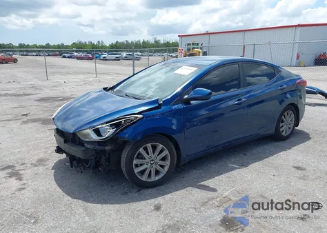 2015 Hyundai Elantra Se from USA, damaged, VIN KMHDH4AE2FU352408